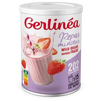 Repas Minceur Milk-Shake Fraise Gerlinéa 436g