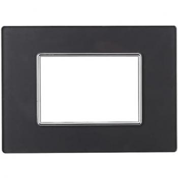 Moon‑Series 3‑Module Glasdeckel in Dunkelstahl – Ettroit An84310