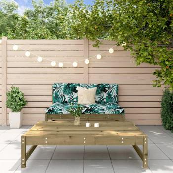 Conjunto de Lounge Externo em Madeira de Pinho