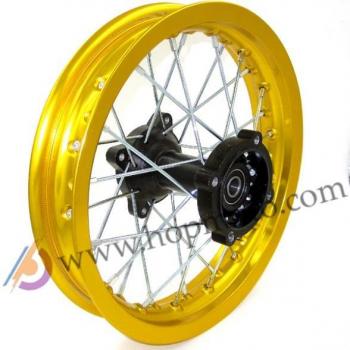 Pit Bike Rueda Trasera Oro 15 mm