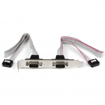StarTech Cabezal COM 2‑Port Plateado