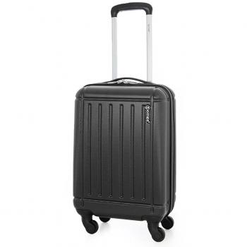 5 Cities Valise Cabine Rigide 4 Roulettes Noir