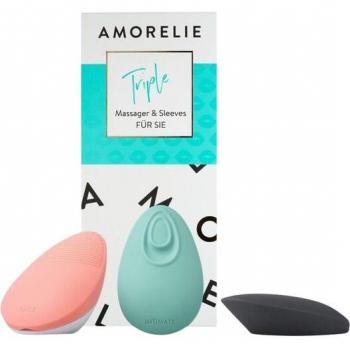 Amorelie Triple Self‑Love Vibrator – 3‑in‑1, Schwarz, Einzeln verkauft
