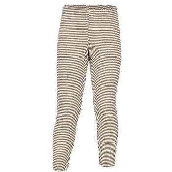 Walnussfarbene Ringelhose aus IVN BEST Wolle