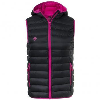 Izas Cumbria Chaleco Chic Talla L Negro/Fucsia