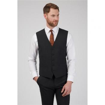 Panama Waistcoat (Charcoal Grey) – Limehaus Regular Fit