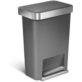 Pattumiera Rettangolare 45L – Design Grigio