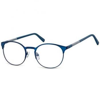 Lente Oval Metal Azul – Montura Recetada Mujer – SmartBuy