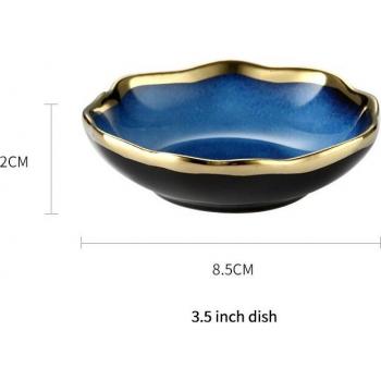 Blue Irregular Dinner Plates and Bowls