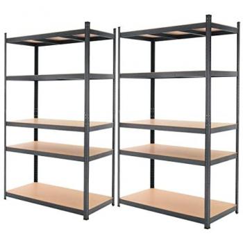 Lot de 2 Étagères de Rangement