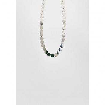 Elegant Grey Maximalist Necklace