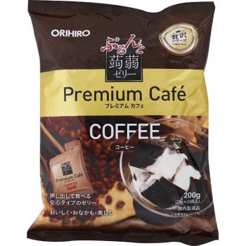 Orihiro Purunto Konnyaku Coffee Jelly Pack – 10 × 20 g
