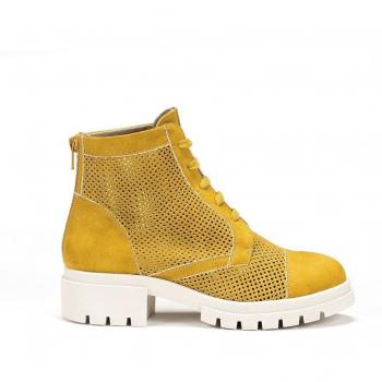 Dorking PALMA D8551 TEXAS LAMIN Blanco Cava Cuero