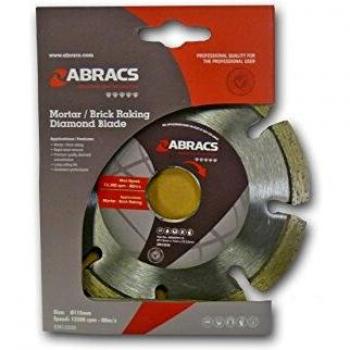 Abracs 115mm Mortar/Brick Raking Diamond Blade
