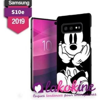 Custodia protettiva Samsung Galaxy S10e Mickey Mouse B/N