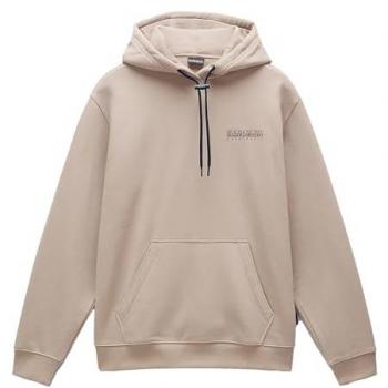 Pull à capuche Napapijri B-ALBULA XL, beige – Hommes