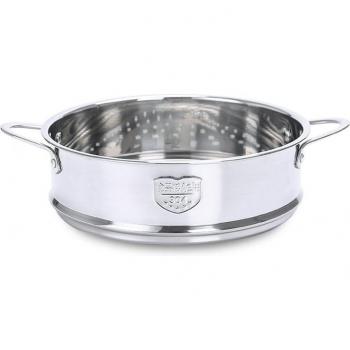 Double‑Ear 20 cm Stainless Steel Steam Basket