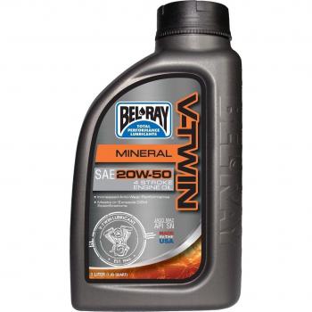 Oil moteur Bel‑Ray V‑Twin 20 W‑50, 1 litre