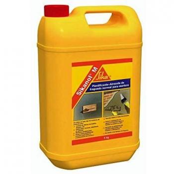Sikanol M, aditivo para mortero, 5 kg