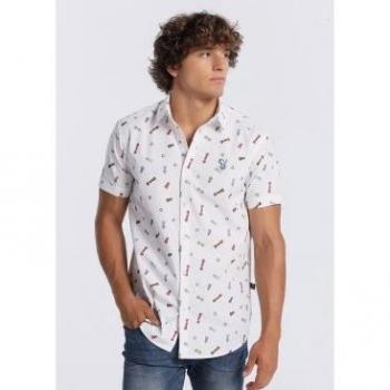 Camisa Six Valves para hombre en color blanco