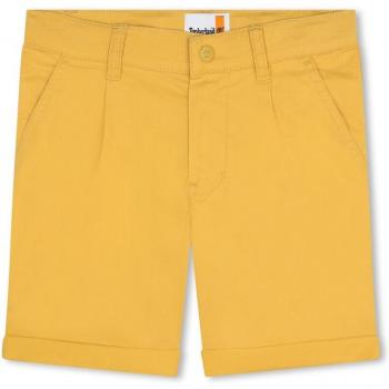 Pantalon court Timberland uni garçon 5A, poches intégrées, nuance ocre
