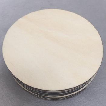 Houten plakcirkel set 20 stuks 3mm