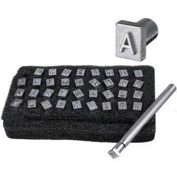 Set de timbres en acier pour cuir