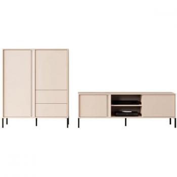 Furnix Highboard und Mediawand DASTI 1