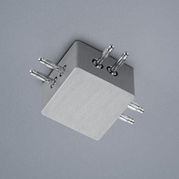 Vigo Lichtschienenverbinder T‑Stück, Nickel‑Matt Finish