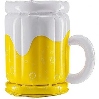 Inflatable Beer Cooler for Beach Pool Gatherings