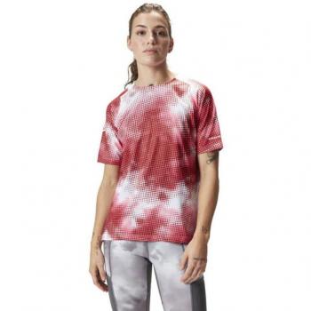Endura Damen Kurzarmtrikot Pixel Cloud rot/weiß