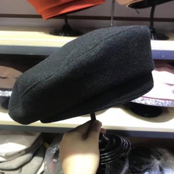 Béret décontracté en laine pour dame