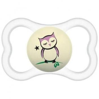 Mam Supreme Night Chupete Silicona Rosa 1U 16M+