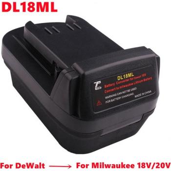 Li-Ion Akku Konverter DM18M für Dewalt auf Makita, Milwaukee, Bosch, Ryobi, Hitachi, Metabo, Worx