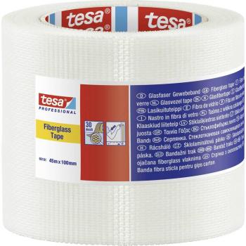 Tesa 60101-00003-00 Nastro in tessuto tesa® Professional Bianco (L x L) 45 m x 10 cm 1 pz