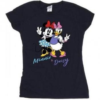 Tee Femenino Disney Minnie y Daisy de Algodón
