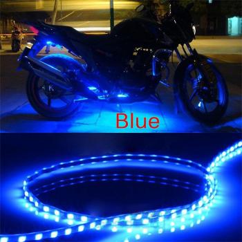 Muggyz Série 6 Panneaux LED SMD 12V Étanches Pour Voitures et Motos Lumière Bleue