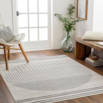 Surya Light Beige/Medium Grey Rectangle Rug 200 x 275cm