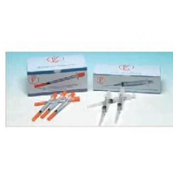 Siringa con aguja de 2,5 ml G22 12