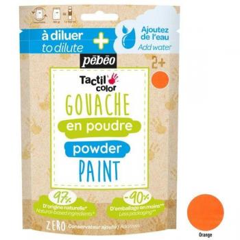 Pébéo Tactilcolor 100g Orange Powder Paint for Children