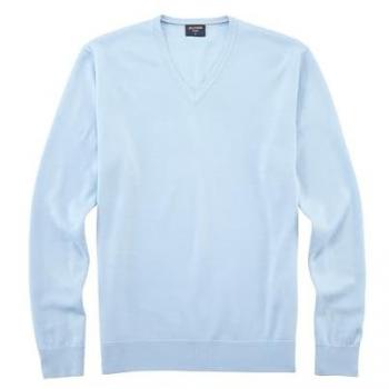 OLYMP Herren Strickpullover 4XL hellblau