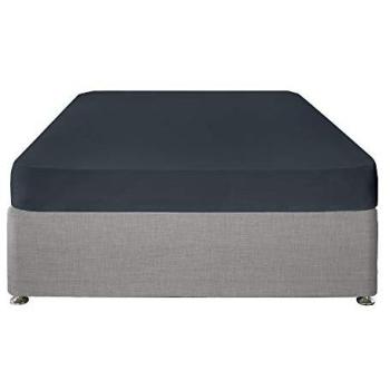Single‑Size Serene Soft Touch Navy Fitted Sheet (32cm)