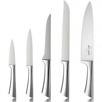 Profimesser Edelstahl‑Set – 5‑Stück Küchenwerkzeug für Hobbykoch