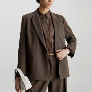 Giacca Donna Calvin Klein K20K206715 Twill Di Lana