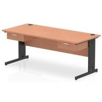 Impulse 1800 x 800mm Straight Office Desk