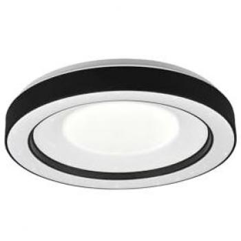 Luz de Techo LED Difusor Blanco Estrellas Bordo Cromo D.41Cm