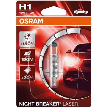 OSRAM H1 Night Breaker Laser 12V, 55W Halogenlampe