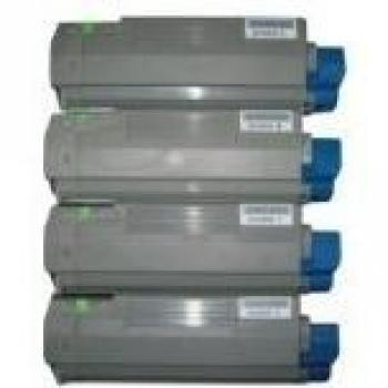 Tóner reciclado 4 x NCMA para OKI C5650 C5750