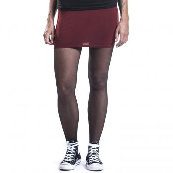 RED by EMP The Double Life Short Skirt Black Burgundy