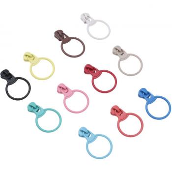 10Pcs Metal Zipper Sliders for DIY Sewing Crafts